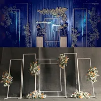 Party Decoration 5 Piece Wedding Arch Flower Ceremony Background Stand Geometric Display