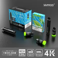 Authentic VapMod X-Tasty 4000Puffs 8ml Mesh Coil 650MAh Type-C Airflow Rechargeble Device ELF Prefilled Pod Kit Bars Vaporiezer Vapor