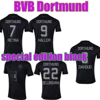 BVB Soccer Jerseys 22 23 Soccer Jersey Haller Football Shirt Reus Dortmund Neongelbyellham Hummels Brandt Men Kids Kit Maillot de Foot 22102 Jersey