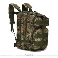 حقيبة التمويه في الهواء الطلق ، حقيبة المشي لمسافات طويلة على الظهر 3P Pack Pack Tactical Backpack Camping Thripp Oxford Camouflage Bag1912