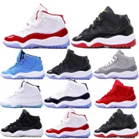 Cherry Childrens 11s Shoes Athletic Outdoor Shoes Boys Girls Youth Shoe Jumpman 11 Designer 28-35 LS3D