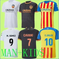2022 2023 Valencia Soccer Jerseys Cavani 7 Guedes Gameiro Camisetas de Futbol Rodrigo Gaya M.Gomez Men Kids Kit Football Shirts 23 RIVERO C.SOLER CHERYSHEV Home Awnward