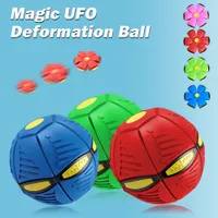 Andere Spielzeuge große LED LED Fliegende UFO Flat Throw -Disc -Ball mit LED Light Toy Kid Kid Outdoor Garten Basketballspiel Wurf UFO Disc Bälle 230222
