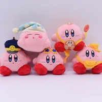 Doldurulmuş Hayvanlar Oyunu Anime Sevimli Yıldız Kirby Peluş Bebek Oyuncak Kızlar Çanta Kolye Dekorasyon E10