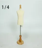 fashion 1 4 female dress form mannequin jewelry flexible women student sewing 1 4scale jersey bust adjustable rack mini size c8104992942