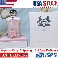 Entrega rápida para os EUA em 3-7 dias delina feminino perfumes durar o desodorante esparente para mulher