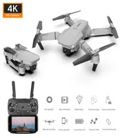 新しいTENG1 E88 DRONE 4K Pro Intelligent UAV HD付きデュアルカメラWIFI 1080PリアルタイムトランスミッションFPVドローンフォローRC Quadcopte9359325