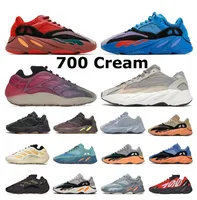 700 V1 V2 V3 Wave Running Shoes Casual Shoes Solid Gray Cream Sunshine Fuchsia Blue Washed Orange Enflame Amber 700s dames sneakers 36-46