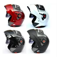 لـ Jiekai 105 Double Visor Motorcycle Helmets Modular Cover Up Motocross Helmet Race Double Capacete Lens287y
