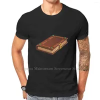 남성용 T 셔츠 인쇄 승무원 Tshirts 빈티지 책 흰색에 고립 된 갈색 덮개 2023 인쇄 homme 셔츠 힙 스터 의류 6xl