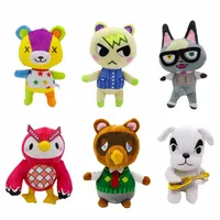 20 cm Animal Crossing Raymond Punchy Celeste Diana Marshal Zuck Plush Toy Cartoon Tom Plush fyllda Toys Doll presenter f￶r barn