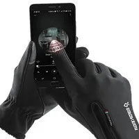 Мода- сенсорные экраны перчатки зимние ветроизотациональные водонепроницаемые теплые перчатки Sport Five Fingers Gloves Drop Ship2331