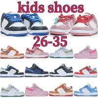 Zapatos para niños chicas niñas de zapatillas universidad azul deportes panda de zapatillas rosa baja atlética al aire libre 26-35 46dg