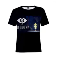 Magliette da uomo piccoli incubi da incubiti personaggio grafico cartone animato t-shirt unisex tee streetwear kids top corto maniche