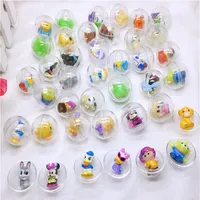 Other Toys 28mm diameter transparent plastic ball capsules toy with inside soft figure small dolls toys for vending machine 230222
