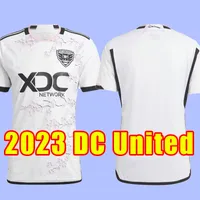 2023 2024 D. C. United Soccer Trikots Rooney Gressel Pines Arriola Flores Kamara 23 24 DC Schwarzweiß Home Away Fußballhemd