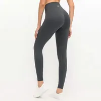 2023 New Fashion L u Women Active Pants yoga Outfit suit pants High Waist Sports Raising Hips Gym Wear Leggings Elastic Fitness Tights different Colors