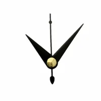 50 conjuntos de relógio preto Mãos Reparo relógios de parede Mecanismo silencioso Decorativo kit de eixo do kit de quartzo