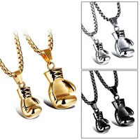 Chains Fashion Jewellery Neck Lace Boxer Boxing Glove Pendant Necklace Sport Fitness Jewelry Accessories Beads Chain For Women