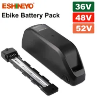 Ebike Battery Pack 36V 48V 52Volt 20Ah Electric Bicycle Downtube Lithium ion Batteries for Bafang BBS01 BBS02 BBSHD 750W 1000W