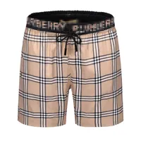 Men&#039;s shorts new designer summer fashion classic plaid quick-drying swimsuit printed board beach pants men&#039;s swimming shorts Asian size M-3XL