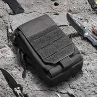 Outdoor Bags Tactical Molle Pouch Mobile Phone Waist EDC Tool Hunting Accessories Vest Pack Cell Working Tools Holder 230222