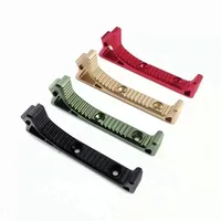 Tactical Airsoft Accessories AR15 M4 Hand Stopper Fishbone Gripper M-lok Keymod Metal CNC Lightweight Handle With Steel Nut Hunting Shooting Handguards