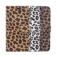 Fashion Leopard Print Grain Leather Whastert Case per Samsung S23 Ultra Plus A14 A54 5G Credit ID Card Slot Flip Cover Portatore di copertina Kickstand Fashion Book Book Pouch