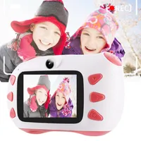 Digital Cameras Kids Camera 2.4 Inch LCD Screen Display Rechargeable Children Camcorder With 16G Memory Card