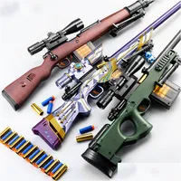 Gun Toys Awm M24 98K zabawka miękka snajper karabin pneumatyczny pistolet pistolowy replika wojskowa dla dzieci