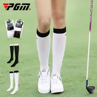 Pgm Golf Socks Women Running Stockings Girls Soft Breathable Sports Socks Over Knee High Stocking Tennis Fitness Bicycle WZ012 H09296B