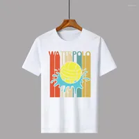 Magliette da uomo Colori arcobaleno Colors Water Polo Stampa Funny Cotton T-shirt Design's Coppia Short Short Short Cash Cashy Man Man Summer Tops traspirante