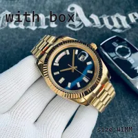 Herrkvinnor Watch Designer Luxury Diamond Roman Digital Automatic Movement Watch Size 41mm rostfritt stål Material BANGLESS Vattentäta klockor för män