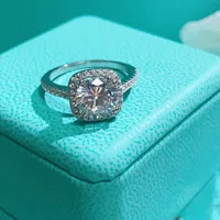 Luxury Designer Ring Fashion Diamond anneaux pour femmes filles hommes hommes de mariage bijoux de bijourie cadeaux Taille 6-9