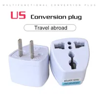 Power Plug Adapter 1PC New Arrivals EU UK AU to US Plugs adapter Converter Plugs 2 Pin Socket EU to America Travel Charger Adapter Converter R230222