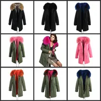 winter parka fur jackets thin women large thick real with hood coats mantel Luxus Faux Fuchs goes outwear top brand quality feed267x