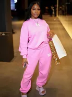 Designer-Tracksuit Frauen-Tracksuiten XL-5xl Pink Long Sweatshirt Sporthose Plus Size Herbst Sweatshirts zweiteilige Set