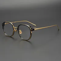 2019 New Pure Titanium Glasses Frame Men Retro Women Round Proscription Eyeglasses Harry Vintage Potter Myopia光学フレームEyew253J