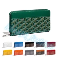Mode Luxurys Gy Coin Purses Card Holder Goya Wallet Wholesale Long Walls Portefeuille Matignon With Box Womens Men Designer Wallet PM Cards Holder 12 Card Slots