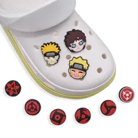 Otros accesorios de moda Charms de anime al por mayor Naruto figuras Memorias de la infancia Doctoral Domenado Croc Accesorios de calzado PVC Decoraci￳n Hebilla