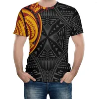 القمصان الرجال Camiseta Holgada de Samoan Para Hombre Ropa Calle Con Estampado A La Moda Nueva Llegada Verano 2023
