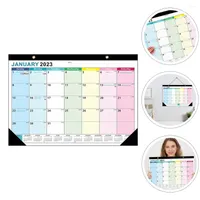 Calendar Wall Schedule Planner Monthly Hanging Agenda Calenderdesk Home Office Large Planning Month English 2023 Julian Academic