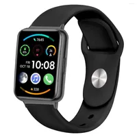 Bandas de reloj Banda de silicona para Huawei Fit 2 Strap Smartwatch Accessors Reemplazo de pulsera Correa Correa Fit2