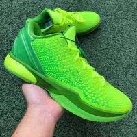 2023 zapatos de baloncesto para hombre Runner Mamba 6 ProTro Grinch Green Apple Volt-Crimson-Black Designer Shoes Sports Sports Ship With Box Size EU36-46