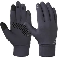 Vbiger Kids Winter Winter Gloves Anti-Skid Touch Screen Gloves Soft Outdoor Sports Warm مع طباعة عاكسة Silicone Strip242M