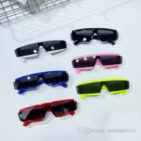 Kids American Eyewear Fashion Boys Girls Candy Color Frame Sunglass anti Ultraviolet Summer Beach Gloods Sun Glasses Z0417