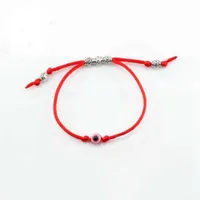 Link Chain 10pc Acrylic Eye Bead Alloy Bead Kabbalah Red String Bracelet Red Protection Health Luck Happiness Bracelets K011390 G230222