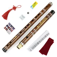 Bambu fl￶jt professionell tr￤vind musikinstrument c d e f g nyckel kinesisk dizi transversal flauta