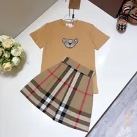 Giovani ragazzi Summer Clothing Sets Designer Designer Girl Gidoni Camicia da abbigliamento e abiti all'ingrosso Set 100-160 cm