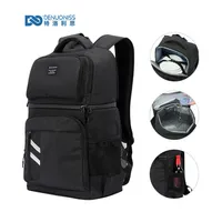 DENUONISS Insulated Picnic Backpack Thermo Beer Cooler Bags Refrigerator For Women Kids Thermal Bag 2 Compartment Outdoor Hiking C249S